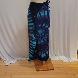 Cali kind tye dye wrap skirt